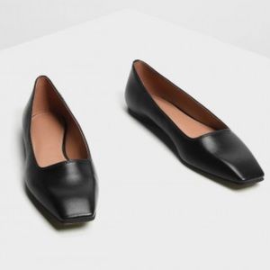 Charles & Keith square toe ballerina